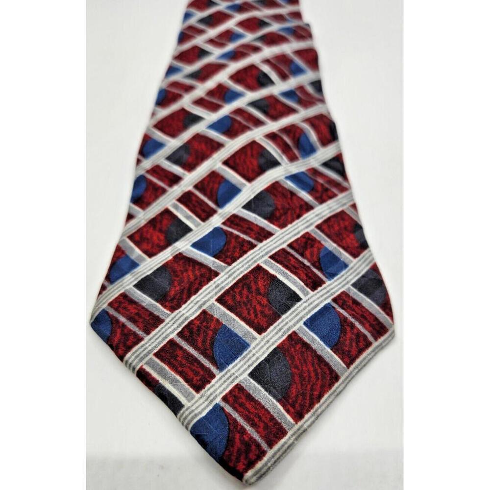 Trump Arrow Red Blue Grey Silver MENS 3.75 X 60 NWOT